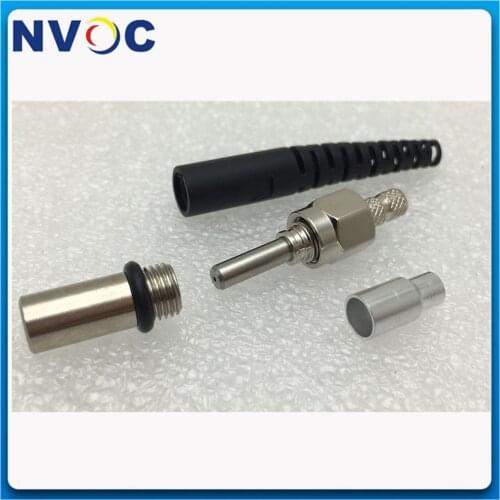 SMA905 BGTU 600um 3.0mm Fiber Optic Connector Metal Ferrule Metal Boot SM MM Fibre Optical Adapter/Connector