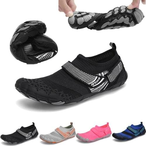 Couple Quick-Drying Beach Shoes Womens Breathable Sports Shoes Barefoot Upstream Water Shoes Swimming Hiking Sports Shoes