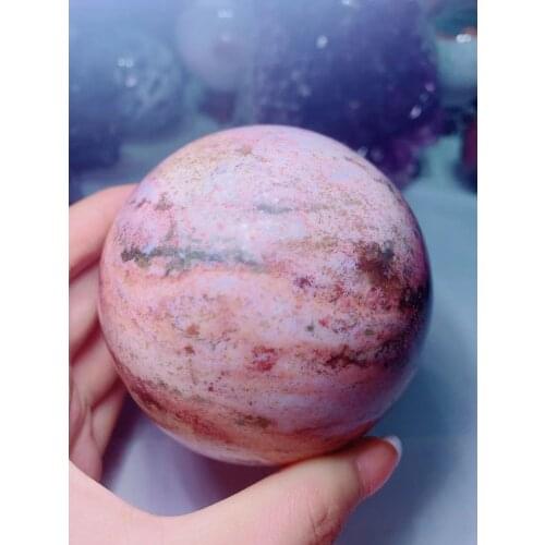 Natural Marine jasper ball.Home Decor Healing Energy Crystal