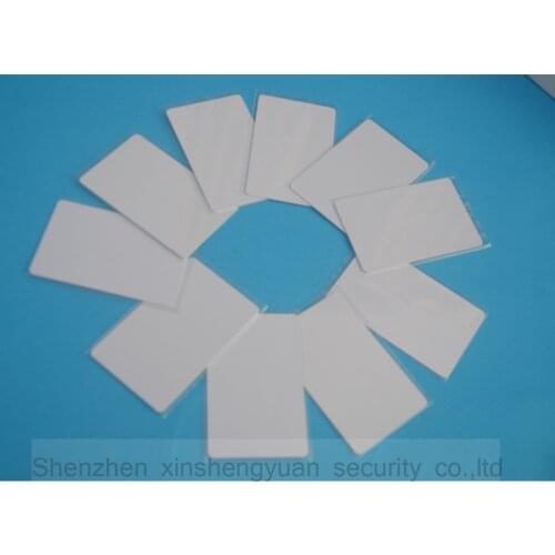 10pcs/Lot RFID Card 13.56Mhz MF S50 Proximity IC Smart Card Tag 0.8mm Thin For Access Control System ISO14443A