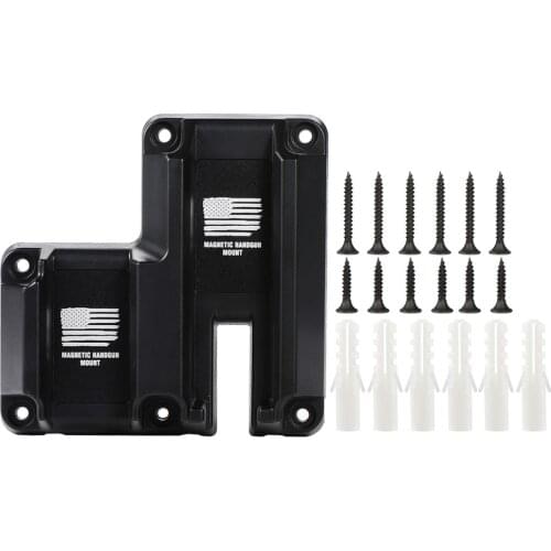 Tactical Magnetic Holster Holder Magnet Mount Hidden Stock Quick Draw Loaded Fits Flat Top Hunting Fixed Bracket