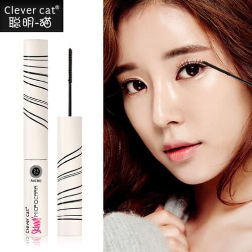 Clever cat 4 Colors Mascara Makeup Curling Lenthening Thick Korean Style Eyelash Make Up Fast Dry Natural Waterproof Extension