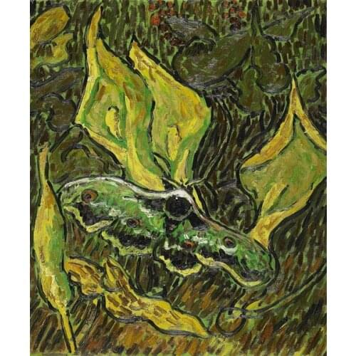 High quality Oil painting Canvas Reproductions Emperor Moth by Van Gogh Painting hand painted