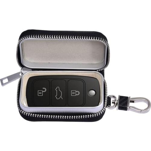 RFID Signal Shielding Zipper Bag Car Key Signal Shielding Box Can Carry GPS Signal Shielding Box Advanced Box Key Accessories