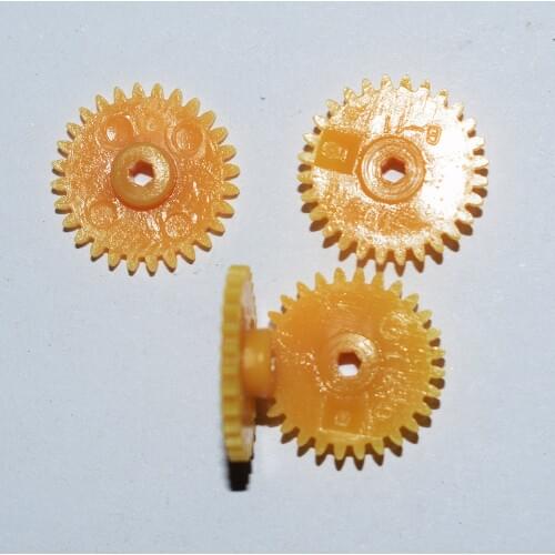 10/100pcs / toy gear /0.5 modulus / bores Hexagon gear / hexagonal shaft hole / DIY model accessories 281.8B