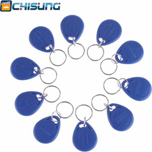 100pcs 125Khz RFID Proximity Keyfobs Ring Access Control Card RFID ID Tag Door Entry Access Control key