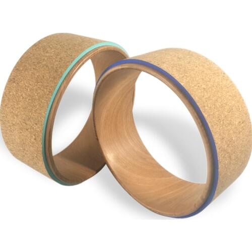 4Colors Wood Made Nation Circles Pilates Professional Waist Shape Bodybuilding Gym Workout Yoga Wheel Training Tool Fitness