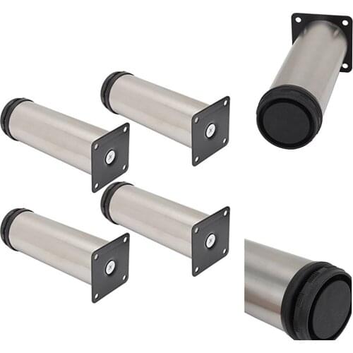 4 x Furniture Adjustable Cabinet Sleeping Sofa Leg Feet Adjustable (15cm)