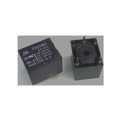 5pcs power relay HJR-3FF-S-Z 24VDC for TIANBO 24V