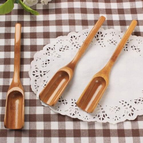 Bamboo Tea Spoon Coffee Tea Cooking Utensil Length 18cm Tea Scoop Home Accessories Free Shipping W8646