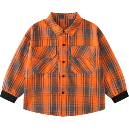 Baby boys blouses 3-13T kids autumn long sleeve turn-down collar pure cotton shirt children cartoon fashionable clothes outfit