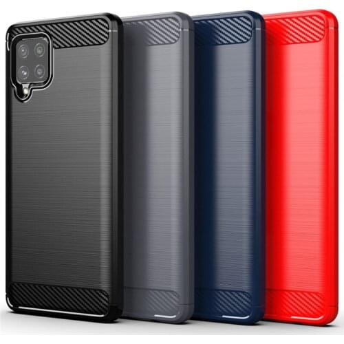For Capas Samsung Galaxg A42 Case For Samsung A42 M31S M51 Cover Shockproof Brushed Soft Silicone Phone Cases For Samsung A42