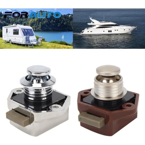 Diameter 20mm For Furniture Hardware Mini Camper Car Push Lock RV Caravan Boat Drawer Latch Button Locks