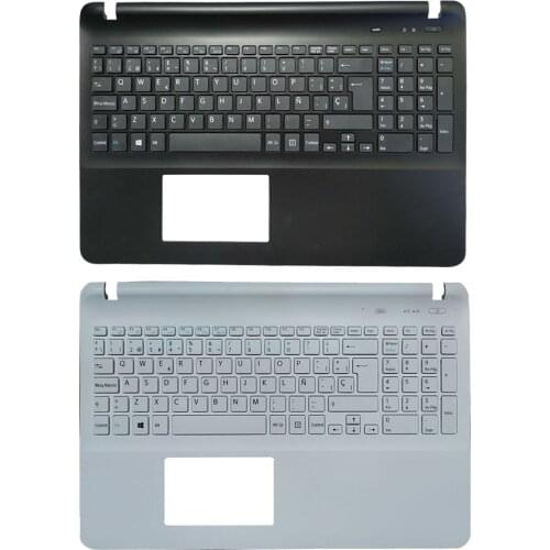 Spanish laptop keyboard for sony Vaio SVF15 FIT15 SVF151 SVF152 SVF153 SVF1541 SVF15E SP keyboard with Palmrest Cover