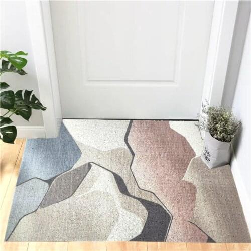 Doormat Household Modern Can Be Customized Mats Carpet PVC Doormat Non-slip Cuttable Floor Mats Carpet Hallway Indoor Entrance