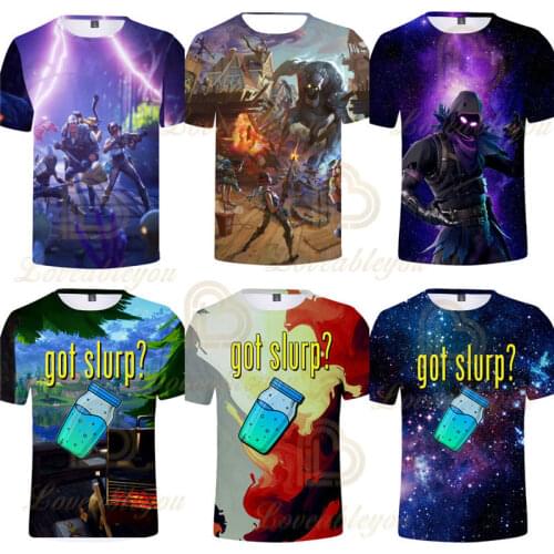 Summer Childrens Youth Fortnite Gaming T Shirt Boy Girl Baby Casual Battle Royale Kids T Shirts Clothing