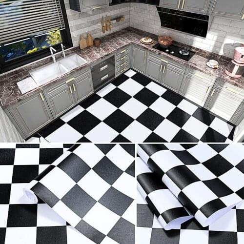 Floor Self-Adhesive Floor Waterproof Non-Slip Bathroom Kitchen Living Room Thick and Wear-Resistant TB Sale