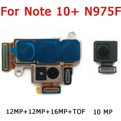 Original Front Rear Back Camera For Samsung Galaxy Note 10 Plus Note10 N975 Frontal Selfie Camera Module Replacement Spare Parts
