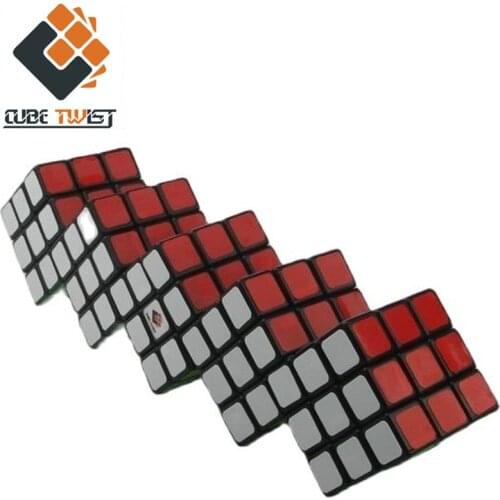 Original Cubetwist 3x3x3 Conjoint Cube 5 in 1 Magic Puzzle Cubo magico Collect Cube 57mm 3x3 Professional Educational Kids Toys