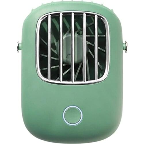 Retro USB Neck-mounted Fan Portable Mini Usb Durable Fan 5V Air Cooler Rechargeable Fan Quiet Cooling Home