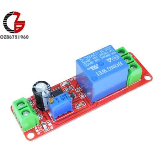 DC 5V 12V Time Delay Relay NE555 Time Relay Shield Timing Relay Timer Control Switch Car Relays Pulse Generation Duty Cycle