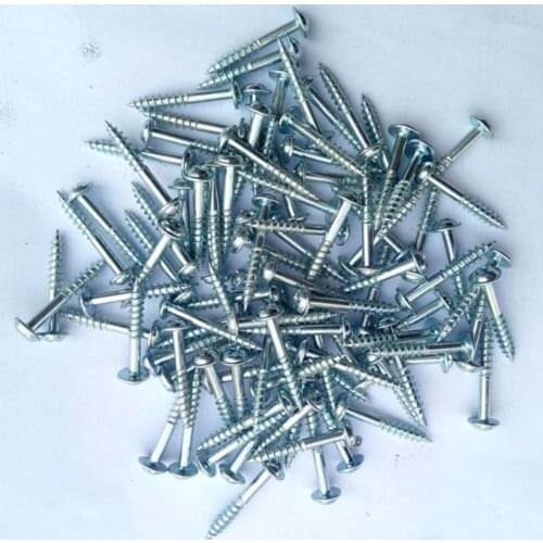 100pcs/lot Oblique Hole Self-tapping Screws for Pocket Hole Jig Color Send Random