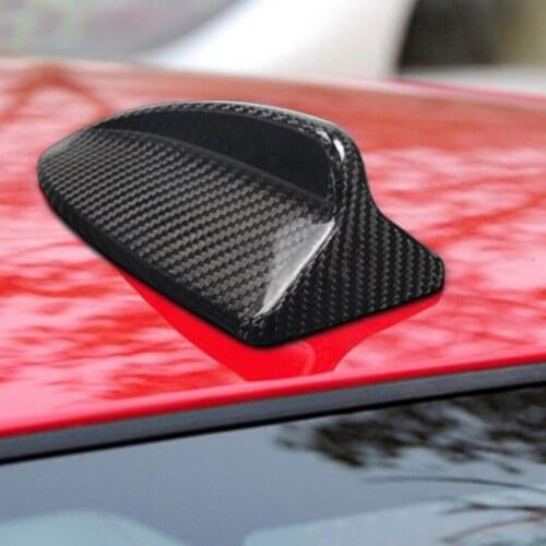Carbon Fiber Car Roof Antenna Shark Fin Cover Decoration for BMW X3 X5 X6 E70 E71 E72 F25 Auto Aerial Accessories