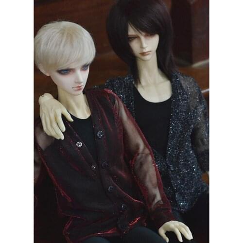 [wamami] Black Silver Glitterg Bat Sleeve Cardigan 1/3 1/4 SD17 BJD Dolls Outfits