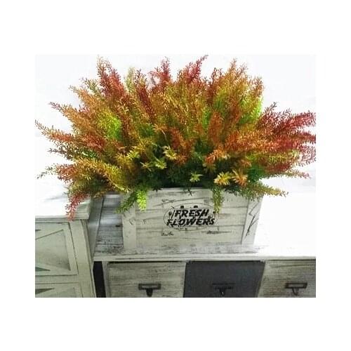 40cm Artificial Sage Grass Bunch Tropical Plastic Rare Plants Indoor Potted Garden Living Room Hotel Desktop Home Decor Plants