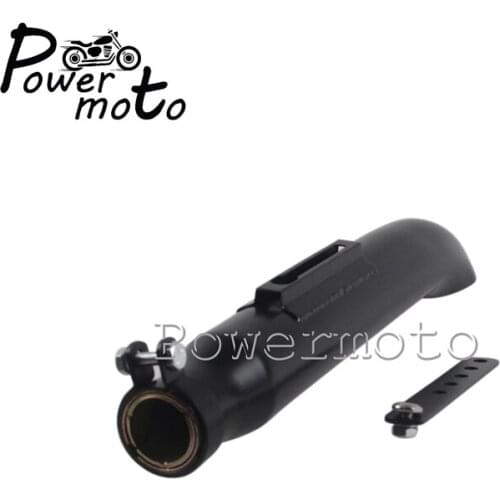 410mm Motorcycle Black Exhaust Muffler Silencer Pipes 1-3/8" 1-1/2" 1-5/8" 1-3/4 For Harley Chopper Scrambler Softail Road King