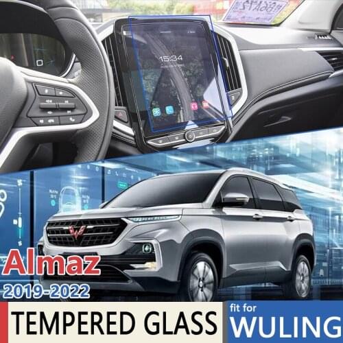 For Wuling Almaz Chevrolet Captiva MG Hector 2018~2022 Car Navigation GPS Film Full Screen Protector Tempered Glass Accessories