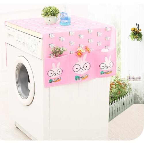 High Quality PEVA Washing Machine Cover Dust Proof Washing Machine Coat Water Proof Cover Refrigerator Cover Housing Accessories