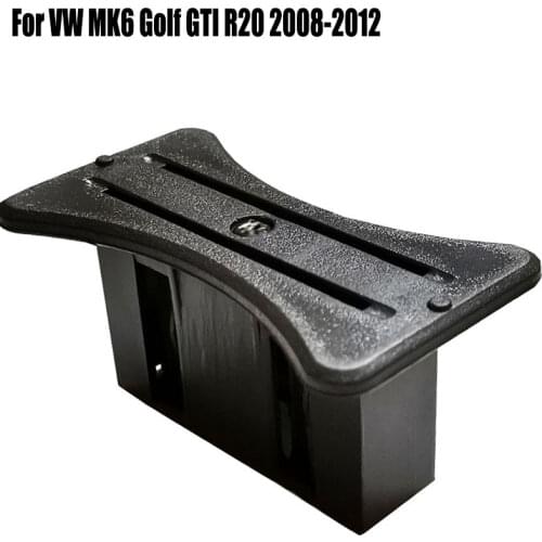 Black Car Card Holder Cup Drink Coins Slot Centre Console Auto Gap Organizer Car Bracket For VW MK6 Golf GTI R20 2008-2012