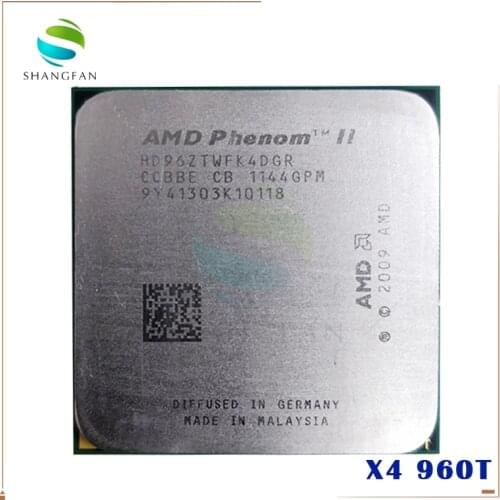 AMD Phenom X4 960T 3GHz Quad-Core CPU Processor HD96ZTWFK4DGR 95W Socket AM3 938pin