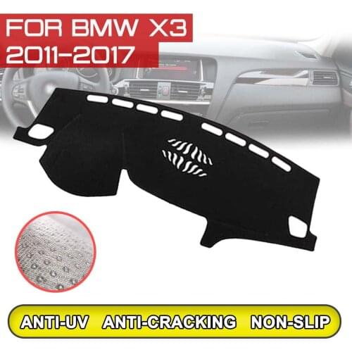 For BMW X3 2011 2012 2013 2014 2015 2016 2017 Car Dashboard Mat Anti-dirty Non-slip Dash Cover Mat UV Protection Shade Sticker