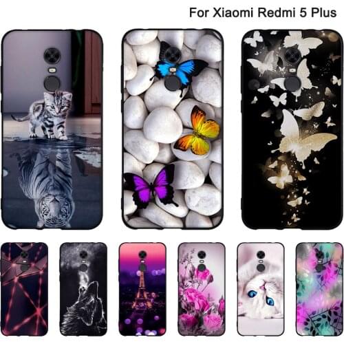 For Xiaomi Redmi Note 5 / Redmi 5 Plus Soft Silicone Cover For Redmi Note5 Back Phone Case For Redmi 5plus TPU Fundas Bags Coque