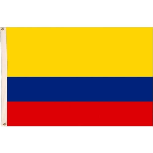 Colombia flag 3ft*5ft 90*150cm bandera polyester Flying for 2018 world cup