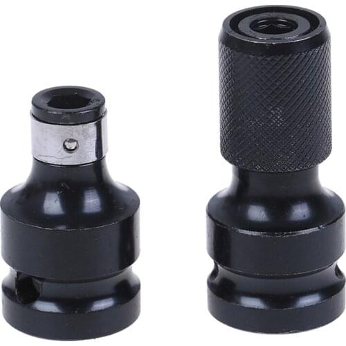 1/2" Square To 1/4" Hex Ratchet Socket Wrench Socket Adapter Spanner Set Drive Converter Impact Tool