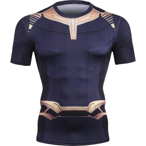 2020 Summer NEW Comics 3D Printed T Shirt Men Compression Fashion Short Sleeve Men T Shirt Tops Tees For Cosplay Costume