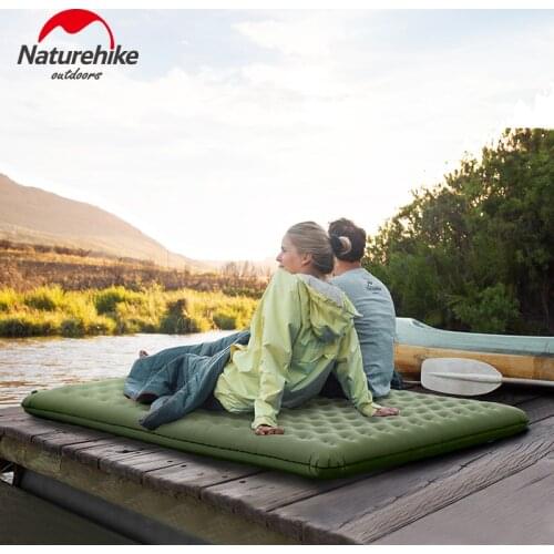 Naturehike Thicken Camping Mat Air Bed Outdoor Inflatable Mattress Ultralight Portable Tent Sleeping Bag Moisture-proof Pad NH