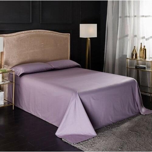 Cotton Sheets One Piece Simple Solid Color 60S Spring and Summer Single Double 1.5M1.8M