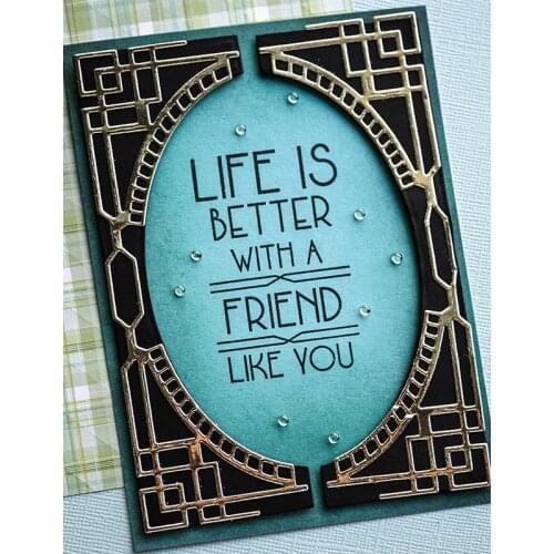 Panalisacraft Frame background Metal Cutting Dies Stencils for DIY Scrapbooking/album Decorative Embossing DIY Paper Cards