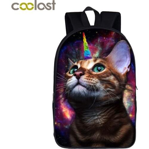 Cartoon Dog Cat Backpack for Teenagers Children Animal School Bags for Girls Boys Bagpack Kids Book Bag Women Travel Backpacks