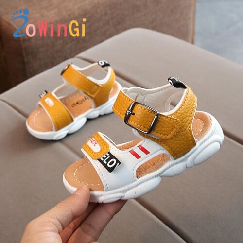 Size 21-30 Summer Toddler Sandals for Baby Girl Shoes Color Breathable Boys Sneakers New Design Kids Infant Sport Girls Sandals