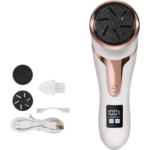 LCD Electric Foot File Pedicure Tools 2-Speed Adjustment USB Charging Foot File Callus Remover Foot Care Tool