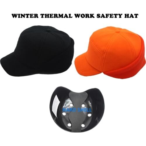 Winter Thermal Work Safety Bump Cap Helmet Baseball Hat Style Protective Warm Hard Hat For Work Site Wear Head Protection