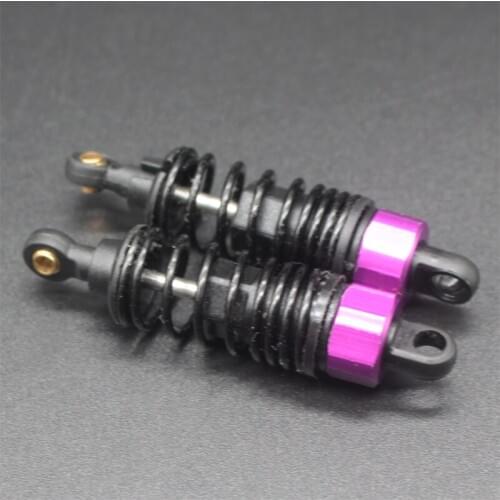 2PCS HSP 02002 Purple Shock Absorber 70MM For 1/10 RC Model Car Flying Fish 94123 94103 94122 94102