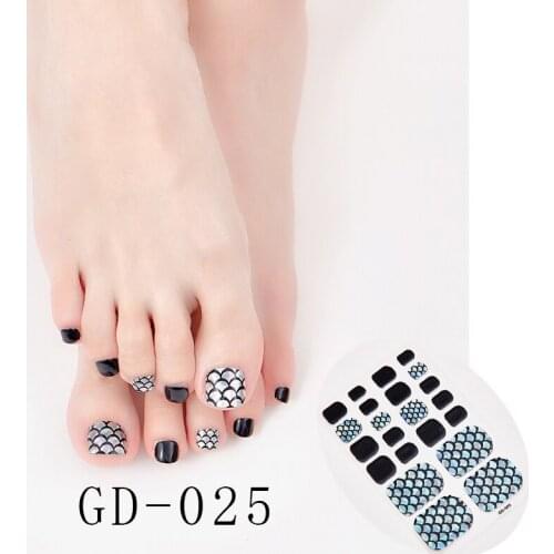 22 Tips/Sheet Fashion Nails Sticker Designer Nail Accesoires Nail Adhesive Nail Wraps DIY Valentines Loveliness Designed Shiny