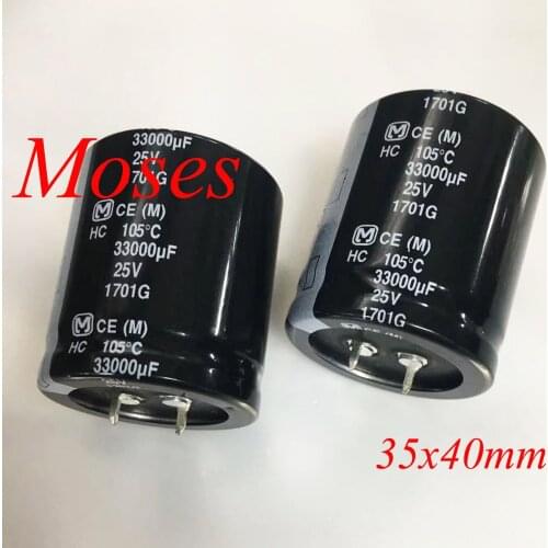 25v 33000uf 100% Original New Electrolytic Capacitor Radial capacitance 35x40mm (20pcs)