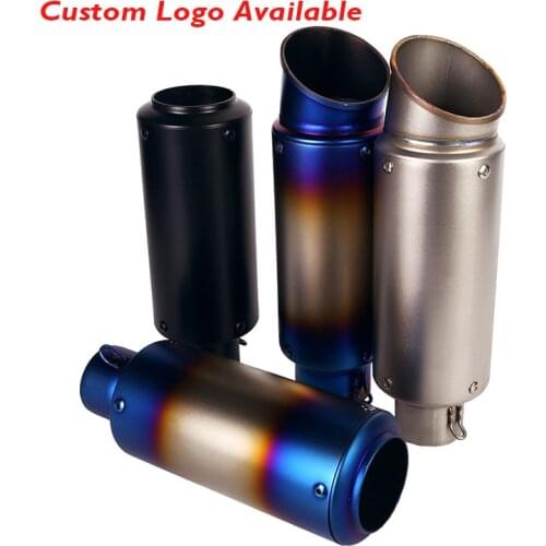 51mm Motorcycle Exhaust Muffler Silencer DB Killer Tips Pipe for Universal Ninja 300 CB300R YZF-R3 R25 Z900 Z1000